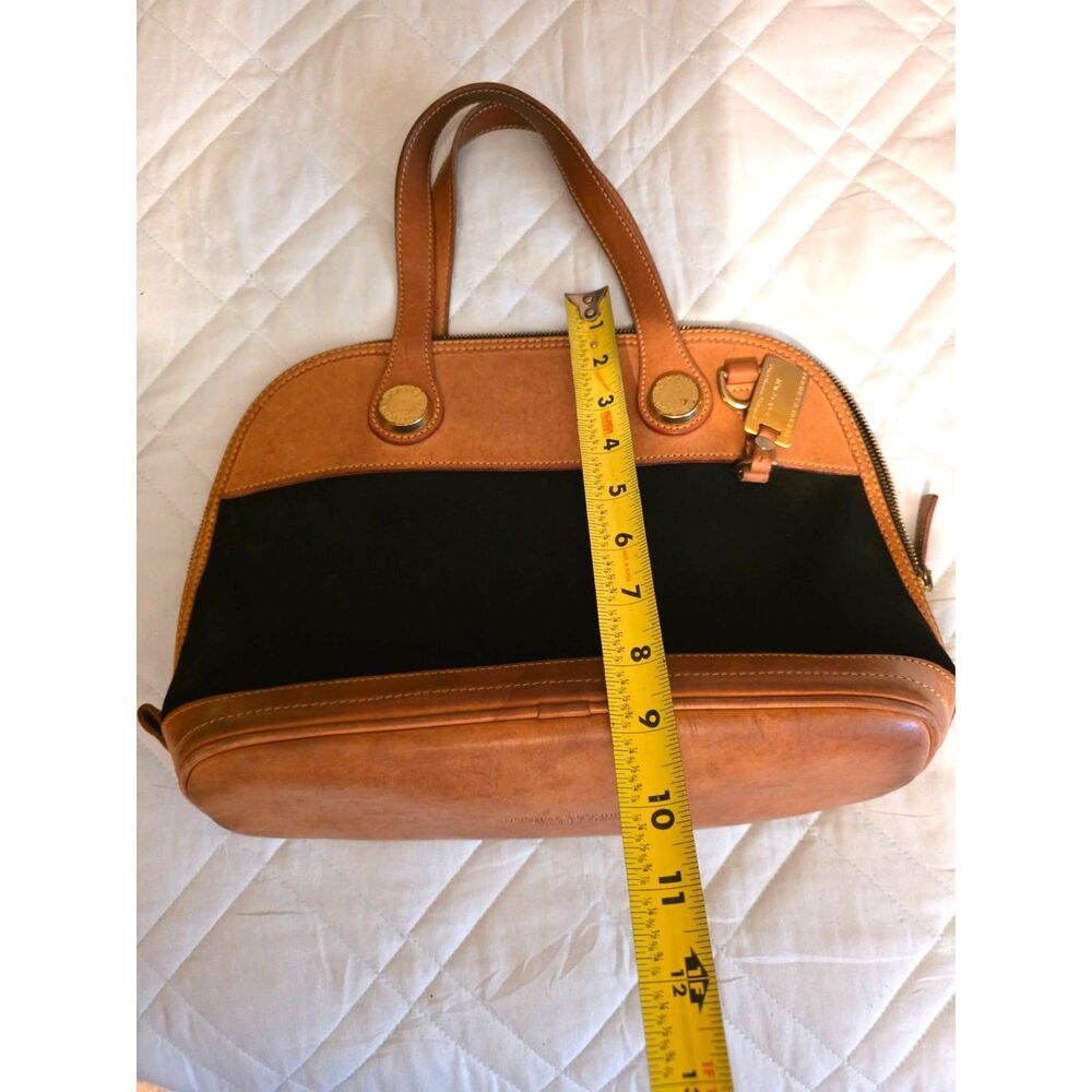 Vintage Dooney & Bourke Cabriolet Domed Zip-Zip Satchel - Picture 8 of 12